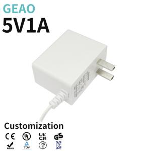 Quality 5V 1A Ac To Dc Wall Adapter 5W / 6W Wall Mount Adapters Unit wholesale
