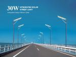 China outdoor waterproof ip65 30W Aluminum Alloy integrated all in one led solar