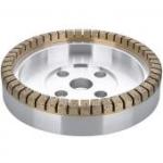 Segmented Metal Bonded Diamond Grinding Wheels 175mm For Glass Double Edge