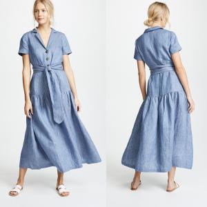 Quality Clothing Manufacturer Striped Maxi Dresses For Women Summer wholesale