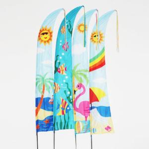 Quality Summer Garden Flag seashore fish Flamingo Rainbow wholesale