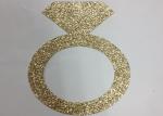 300gsm Glitter Glitter Paper Letters 5" Tall Gold Glitter Paper Ring