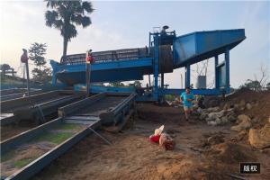 Quality clay scrubber gold trommel washing plant 400tph gold mining machine planta de lavado de oro wholesale