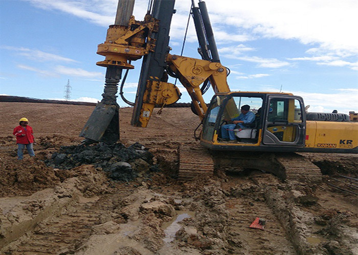 50kN Crowd Force Used Piling Rig With 20kN.M Rotary Torque & 30kN Hoisting Force