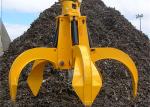 22KW Six Rotary Claws Hydraulic Scrap Grab Hoist Crane Parts