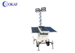 Quality Battery Power Led Lighting Solar Light Tower Trailer 40000 Lumen wholesale