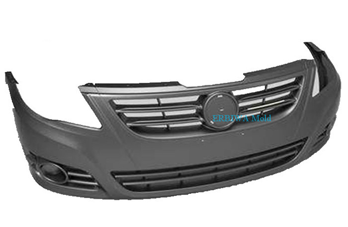 Shiny Interior Trim PA6 Auto Parts Mold For Car Bumper Moulding