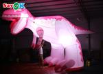 Pink 4m Inflatable Cartoon Characters Advertising Dinosaur Damp Proof
