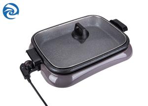 Quality 1600W Electric Grills Griddles Skillets Anti Scalding Edging wholesale