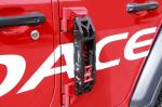 International Aluminum Alloy Black Side Door Ladder for Jeep Wrangler High-