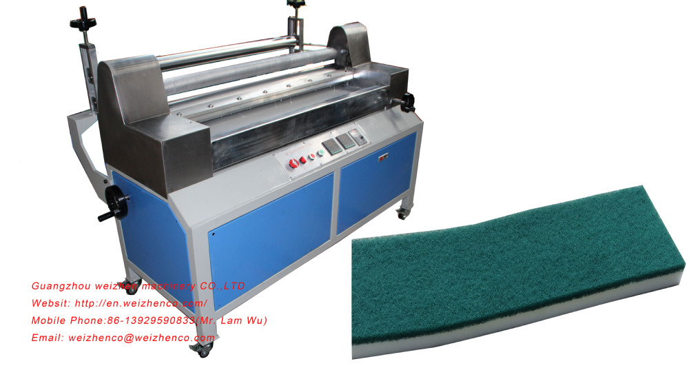 AC380/50HZ Voltage Kitchen Sponge Vertical Cutting Machine for Lamination Process
