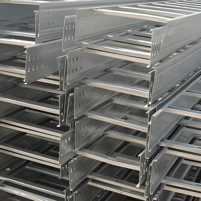 50mm-150mm Height Steel Ladder Type Cable Tray For Heavy Load Up To 500kg And Material In Industrial Environments