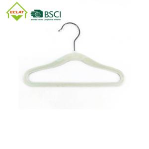 Quality Non Slip Ultra Thin Slim Velvet Hangers With Steel Swivel Chrome Hooks wholesale