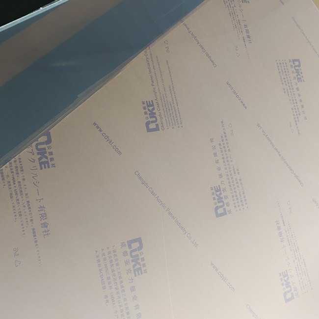 100% Pure MMA Perspex Clear Acrylic Sheet Printable For Lighting Box
