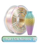 PLA Silk Rainbow Filament Toughness Enhanced 3D Print Rainbow Filament