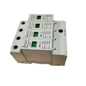 Quality White UC 385V Power Surge Protection Device , 40KA Surge Protector For Building wholesale
