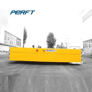 Quality Yellow Customized Automated Motorized Battery Transfer Cart Carrier Flat Car wholesale