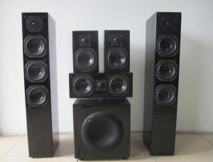 Quality Black Glossy Panel 5.1 Home Theater Speaker Good Sound Quality For Cinema System Wholesale wholesale
