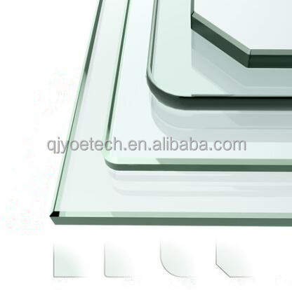 QJY20240308-01 Clear Tinted Float Curved Toughened Glass Fine Edge