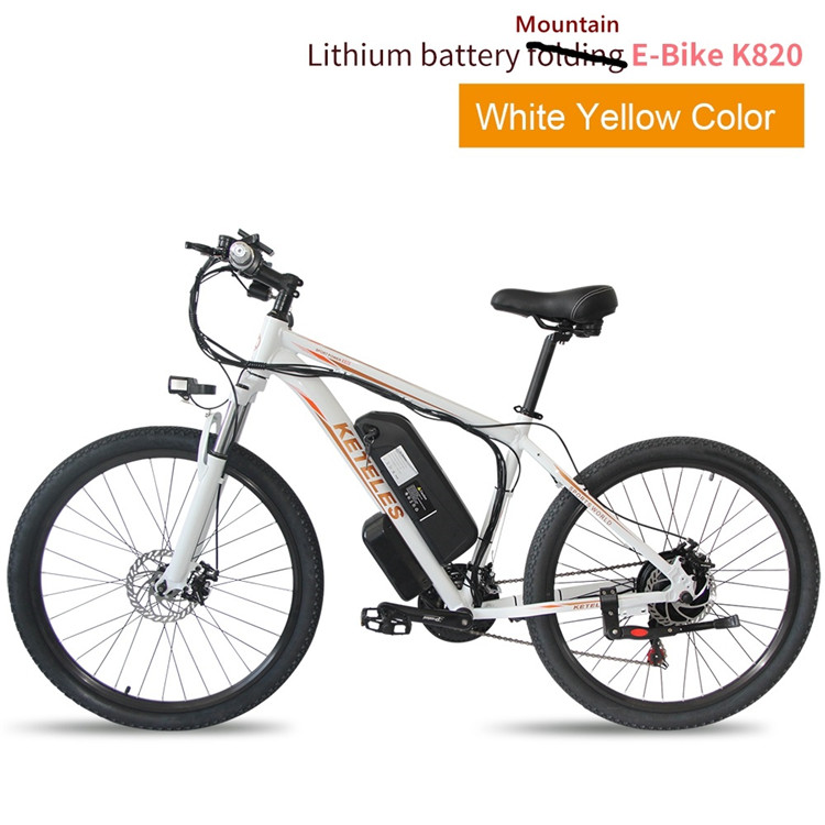 Multispeed Electric Mountain Bike 4.0 Fat Tire Electric Bicycle Beach 15Ah