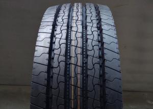 Quality Reinforced 11R 22.5 Truck Tires , Low Rolling Resistance Tires 4 Zigzag Grooves wholesale