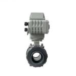 DN50 High Temperature Double Union Ball Valve PVC Corrosion Resistant