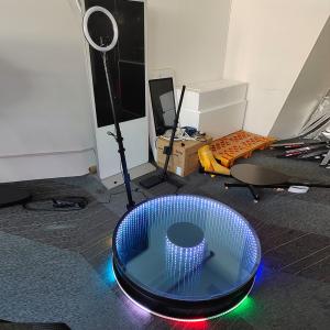Quality Slow Motion Spinning LED 360 Photo Booth Automatic RGB Light Rotating wholesale