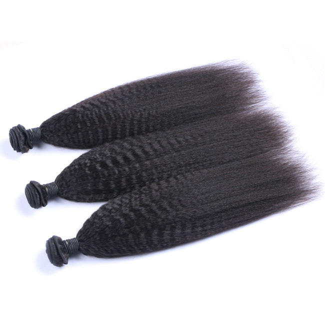 Kinky Straight Peruvian Weave Raw Hair Bundles 28 30 Inch Remy Extensions