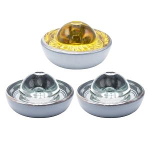 Quality Customized Small Glass Road Stud Cat Eye Reflector for Roadway Safety Enhancement wholesale