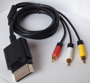Quality Customized length xbox 360 video cable , Slim Composite AV Cable wholesale