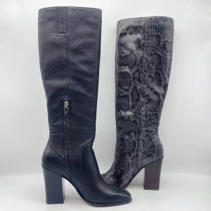 Quality Luxury Women'S Round Toe Ankle Boots High Heel With Soft Embroidery Stitching wholesale