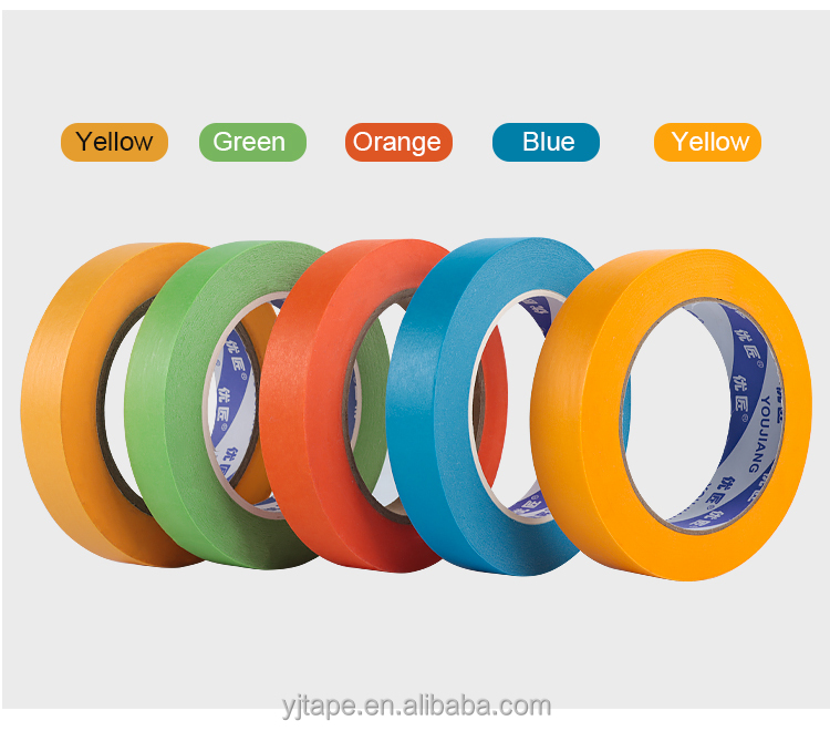 Yellow Goldband Painters Masking Tape No Residue For Painting Shield Protection