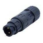IP67 Nylon M12 Nylon LED Waterproof Cable Connector