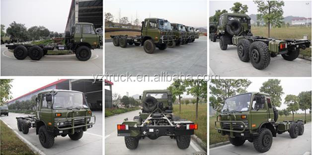132kW 180hp Engine Power Dongfeng 6x6 LHD RHD Off Road Cargo Truck