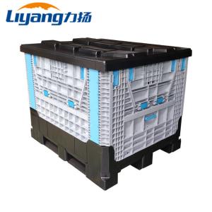China SGS Agriculture Folding Crate Box Collapsible Plastic Storage Crate on sale