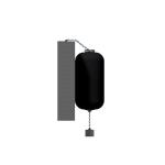 50kPa Submarine Fenders ISO17357-1:2014 BV Certificate Black Color For Berthing