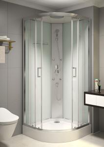 Quality 4mm Transparent Tempered Glass Quadrant Shower Cubicles KPN2009006 wholesale