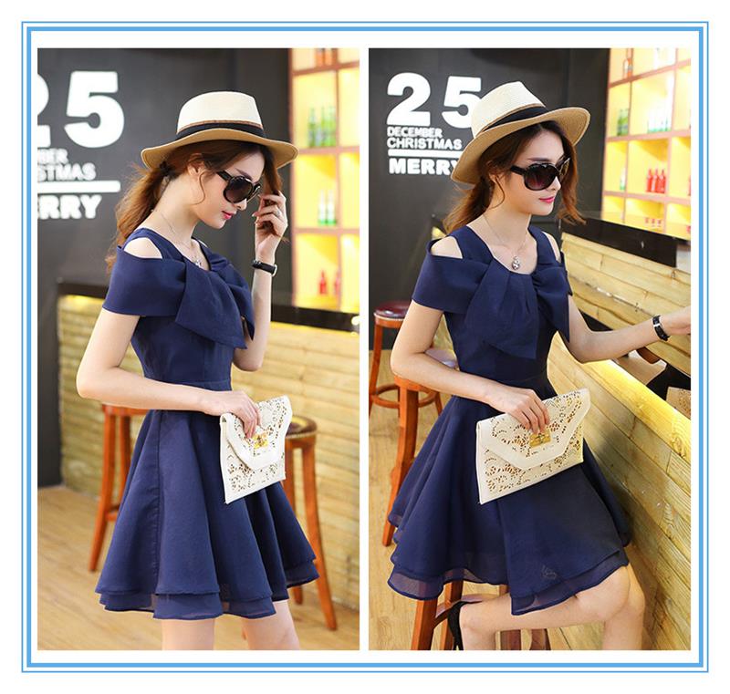 Online shopping elegant chiffon casual dresses designs