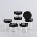 2.3 Inch Dia PET Peanut Butter Plastic Container Jars 2oz With Leakproof Gasket