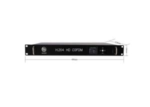 Quality Vehicle Mounted COFDM Video Receiver With Dual Antenna Receiving 1U Case wholesale