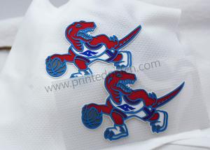 Quality OEKO Dinosaur 15S Heat Press Clothing Labels Hot Melt Glue wholesale