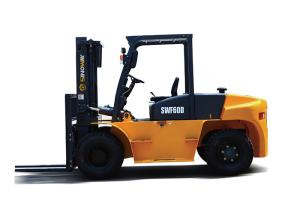 Quality ISUZU Hydraulic Material Handler 6 Ton Diesel Forklift 6000kg Base Capacity wholesale