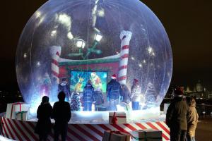 Quality Transparent Inflatable Snow Globe For Product Promotion wholesale