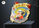 Personlized Metal Award Medals Colorful Filled Medailles 88.9*3MM