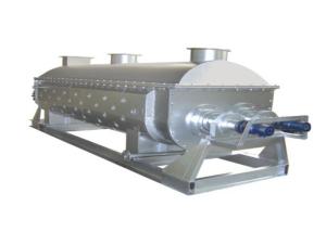 Quality SUS304 Industrial Paddle Dryer / 11KW Horizontal Drying Machine wholesale