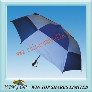 Quality 27&quot; X 8k Auto 2 Folding Durable Golf Umbrella wholesale
