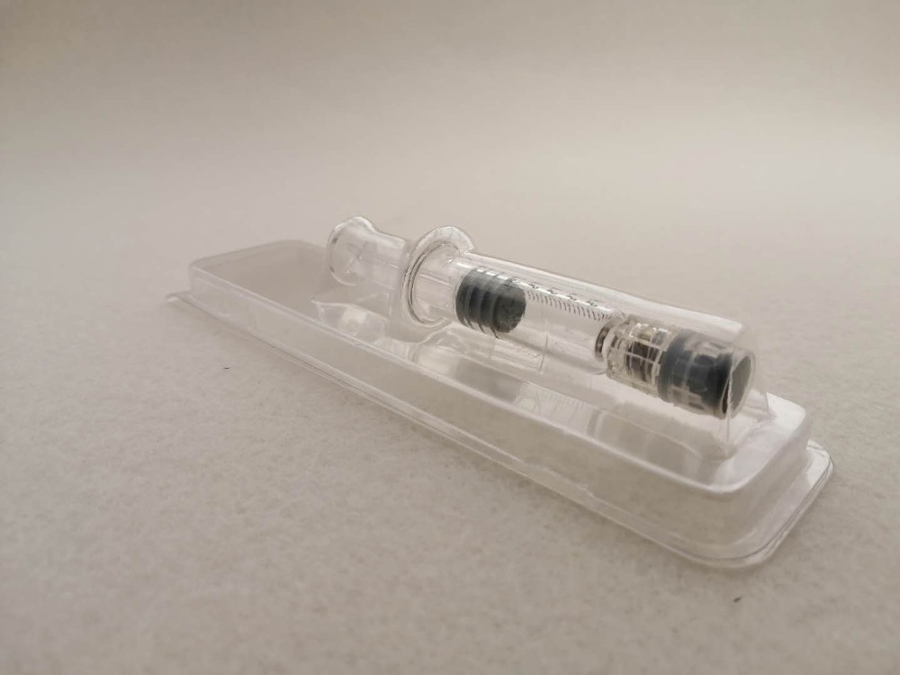 Medical Device Blister Packaging PET PVC Clamshell for 1.0ml Syringe Process Type
