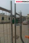 Convenient Installation Temporary Security Fencing Low Carbon Steel Material