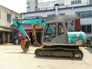 Quality Second Hand Construction Machinery , Kobelco Sk100 Excavator 600mm Shoe Size wholesale