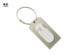 Quality Unique Keychain Design Aluminum Luggage Tags Custom Printed With Name Card wholesale
